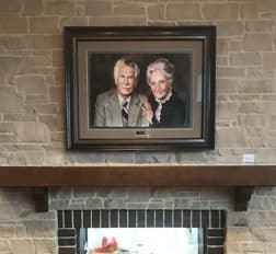 Artistic Wholesale Framed Printed Image of old couple