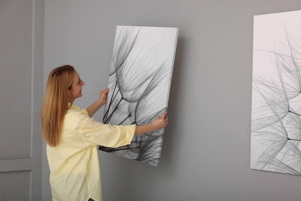 canvas printing light reflection